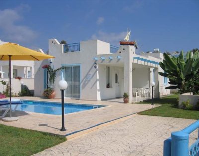 Near the sea, Holiday Bungalow, Mediterranean style in Chloraka, Paphos, quite, family